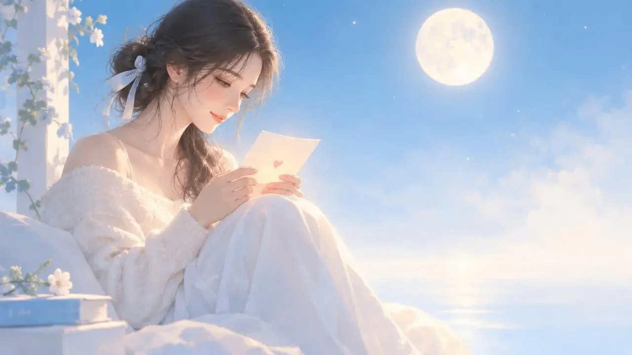月光信笺 - 黄果短剧官网 短剧《月光信笺》横版海报